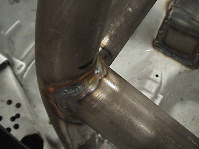 Close up of some of the welds