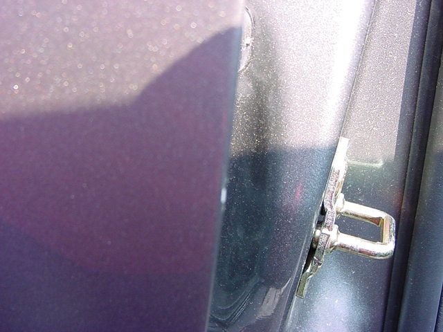 Passenger side rear door