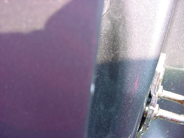 Passenger side rear door