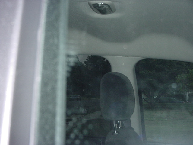 Sticker glue still on the windows