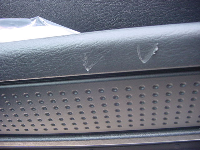 Interior scratches, I think came from a vaccuum