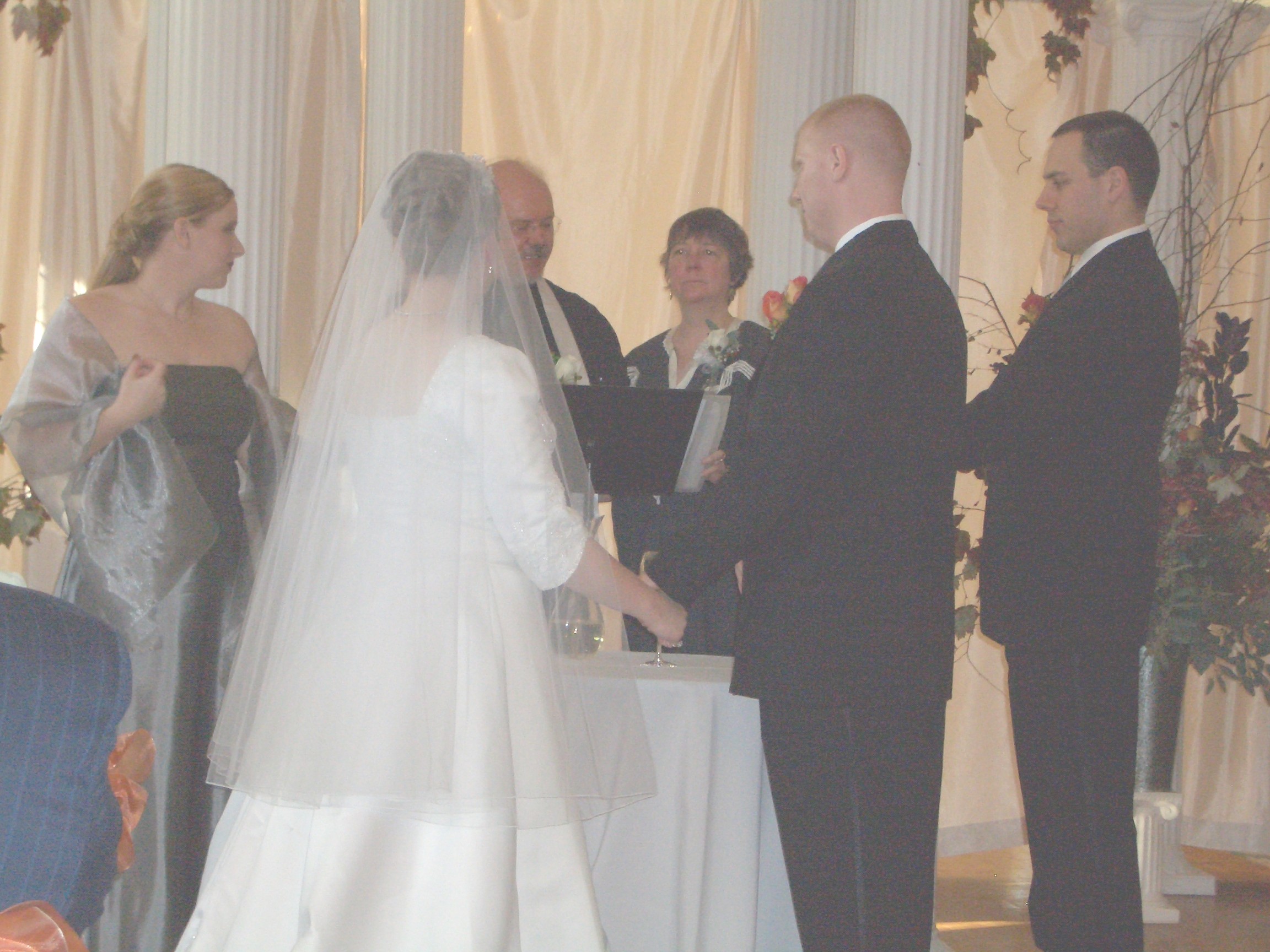 Blessing of the wedding rings...